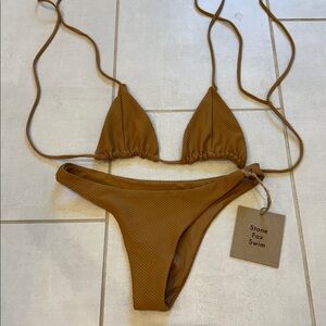 Stone Fox Enki Bottoms and Top in Tobacco